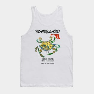 Maryland Blue Crab, Black-eyed Susan Tank Top